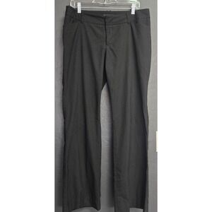 Mossimo Black Stretch Fit 3 Dress Pants Womens 12 Straight Leg Work Trousers